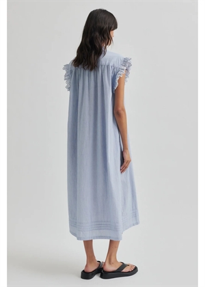 Laure kjole Light Blue Stripe Secnd Female 